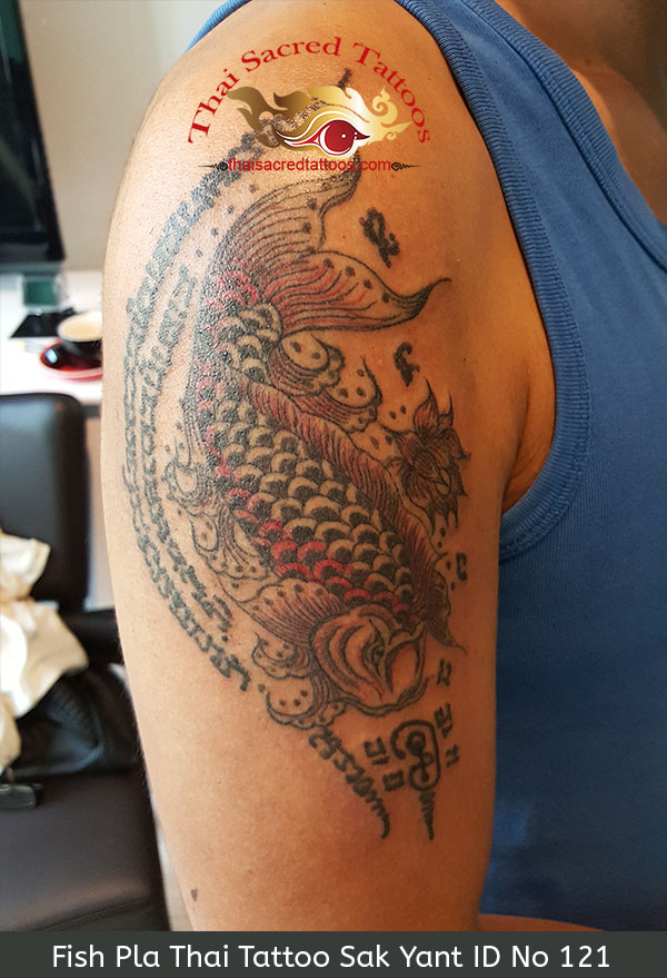 Fish Pla Thai Tattoo Sak Yant