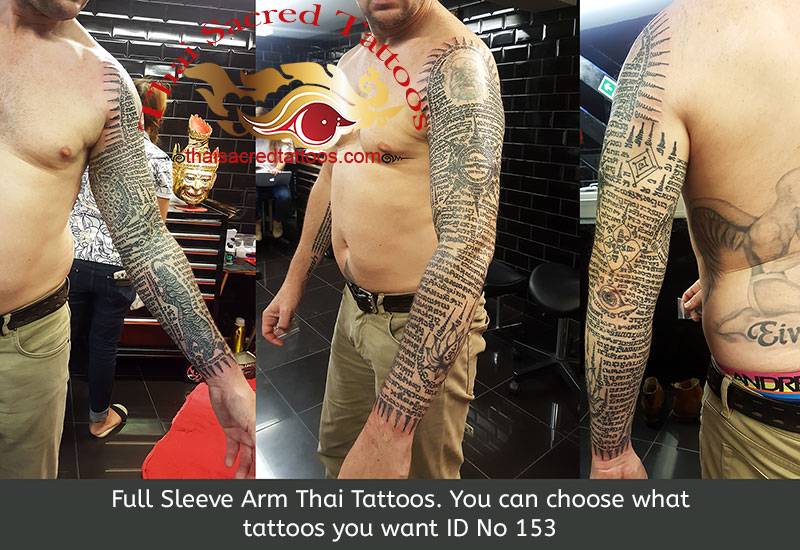 Thai Tattoo Full Sleeve Arm Yant