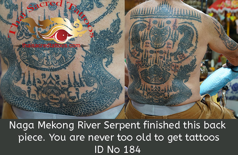 Thai Tattoo Naga- Serpent